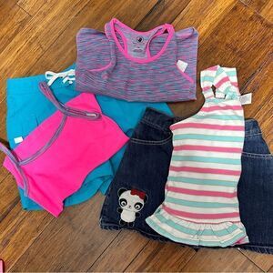Bundle of girls clothes size 7, Gymboree, body glove, Kanu